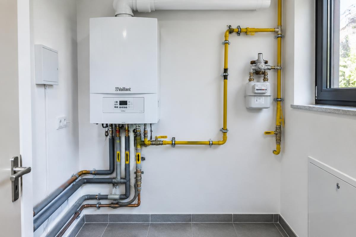 Residential natural gas installation: basic structure from the meter to the appliances