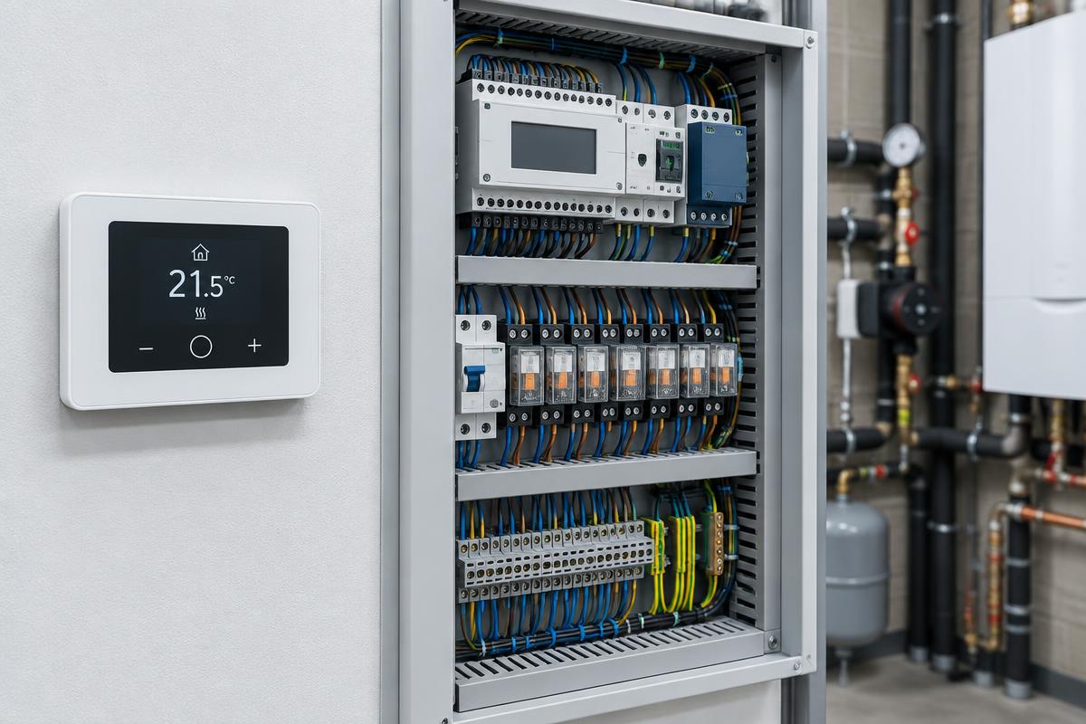 Programmable thermostat: economy settings