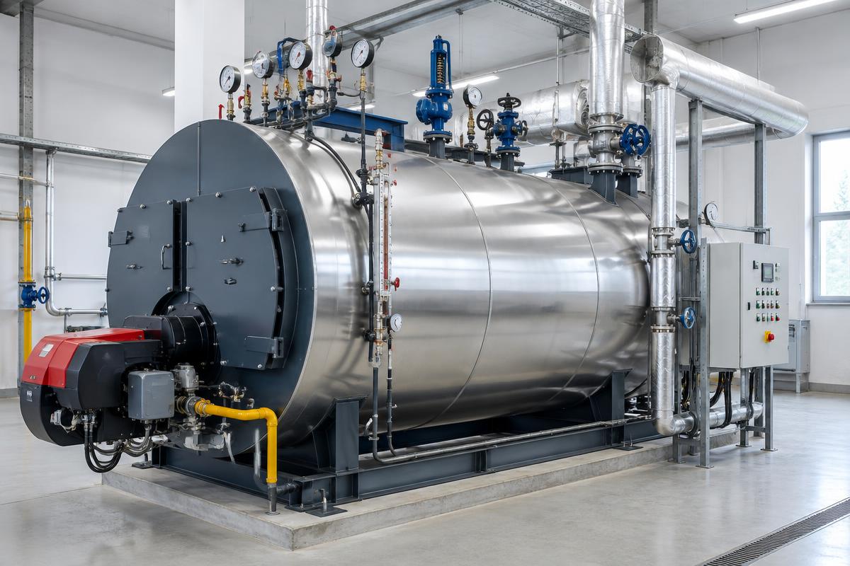 Industrial steam boiler: Types, Efficiency and Safety